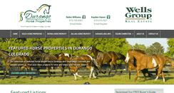 Desktop Screenshot of durangohorseproperties.com